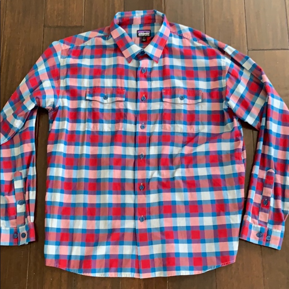 New Patagonia Organic Cotton Button Down Size L